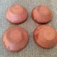 4 glazed terracotta bowls