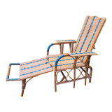 Rattan armchair / chaise longue