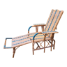 Rattan armchair / chaise longue