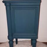 Blue bedside table