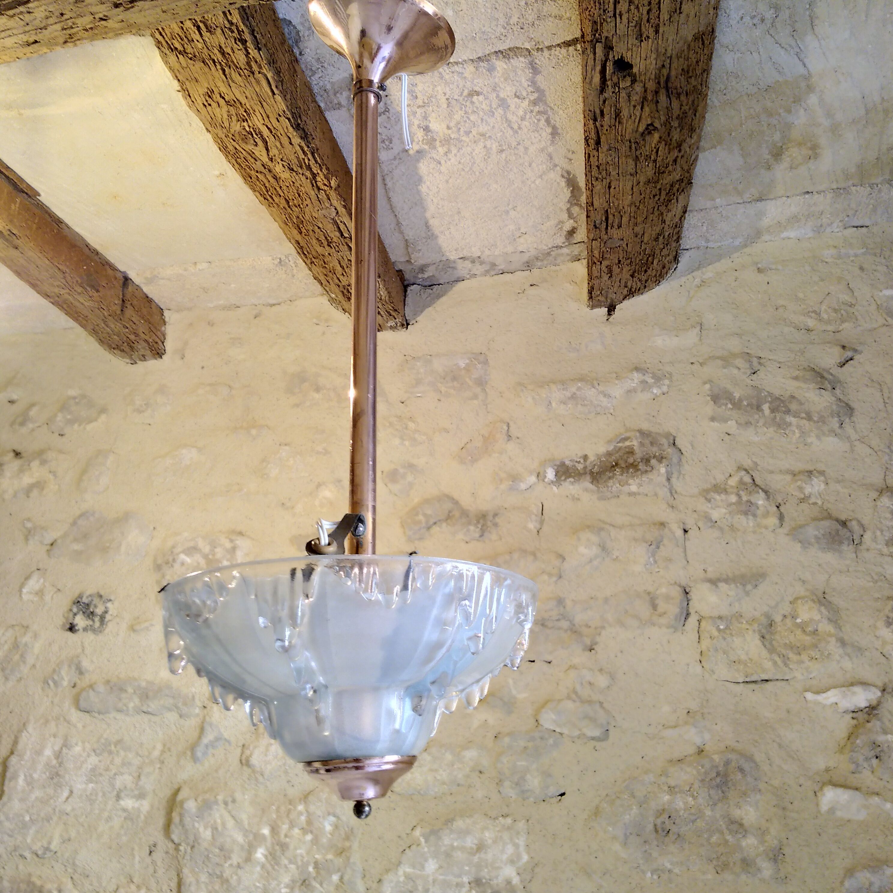 Small Ezan chandelier, art deco