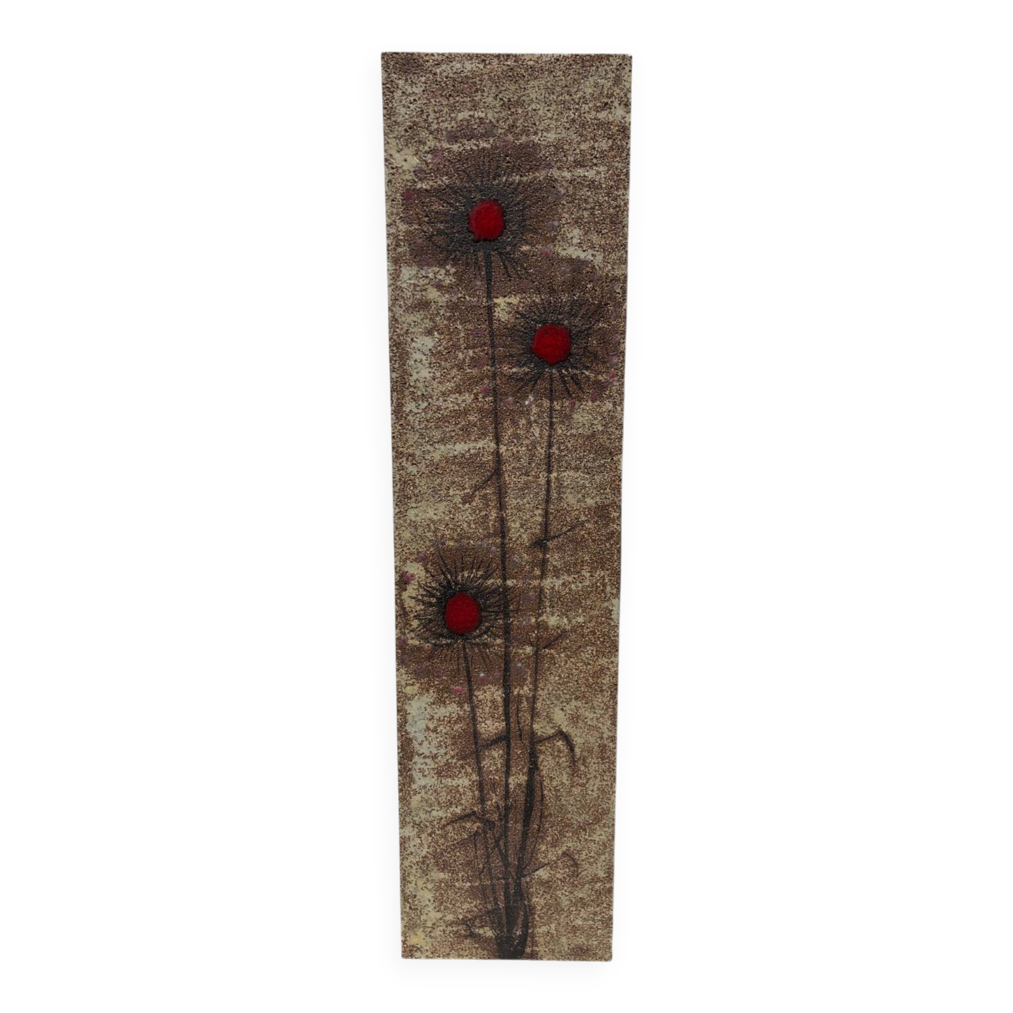 Large Ceramic Wall Plaque on Lava Picard Vallauris