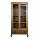 Art Deco style oak display cabinet