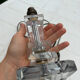 Art Deco crystal lamp base 1930 bronze