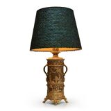 Lampe à pétrole du XIXème siècle en bronze doré