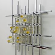 Albano Poli Mid-Century Modern Italian Single Sculture Sconce by Poliarte