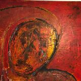 Oil on canvas olivier bony art brut singulier outsider