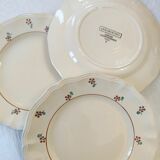 Digoin & Sarreguemines soup plate, Arromanches model