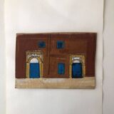 Gouache Portes Bleues