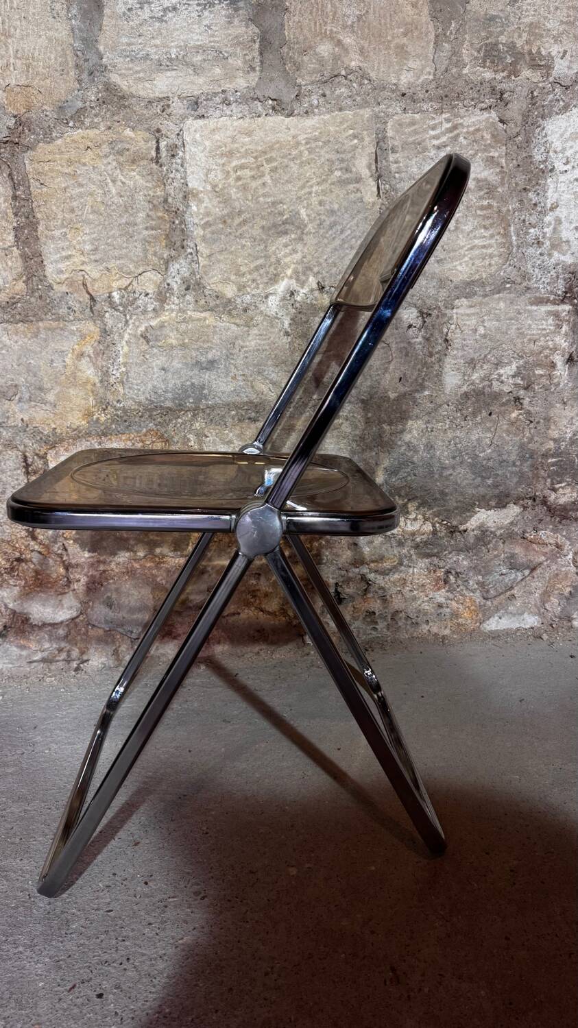 Pair of Plia chairs by Giancarlo Piretti