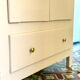 Parisian wardrobe made of solid wood