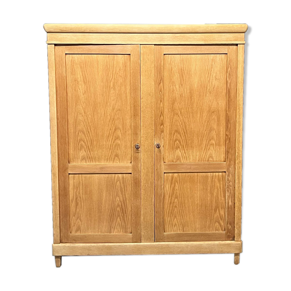 Armoire vintage 1960 en chêne massif démontable Selency