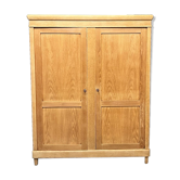 Armoire vintage 1960 en chêne massif démontable