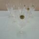 6 crystal walking glasses
