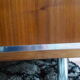 Row 70's chrome and teak plywood
