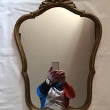 Mirror wooden gold 50x40cm