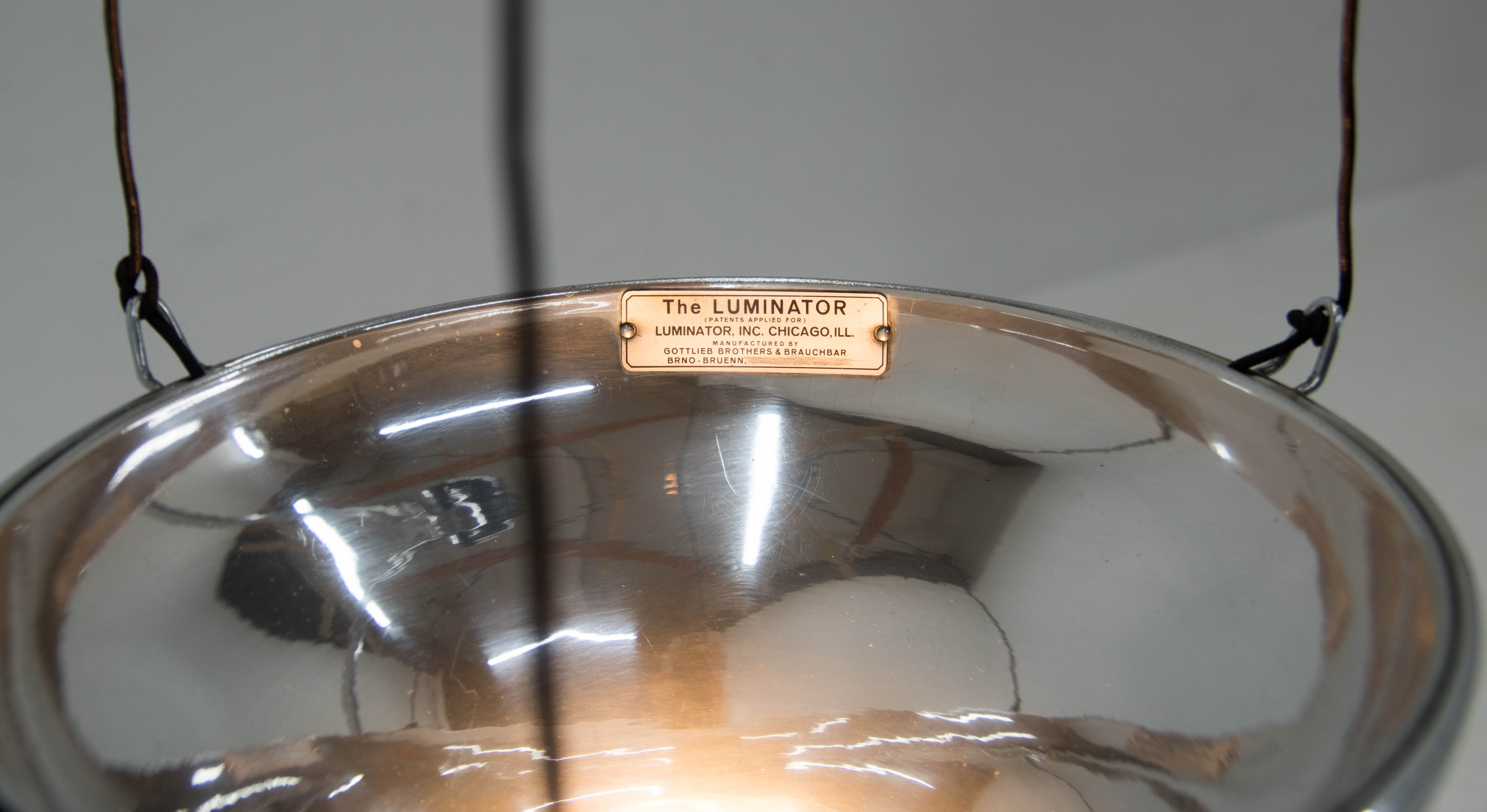 Luminator pendant, 1930s