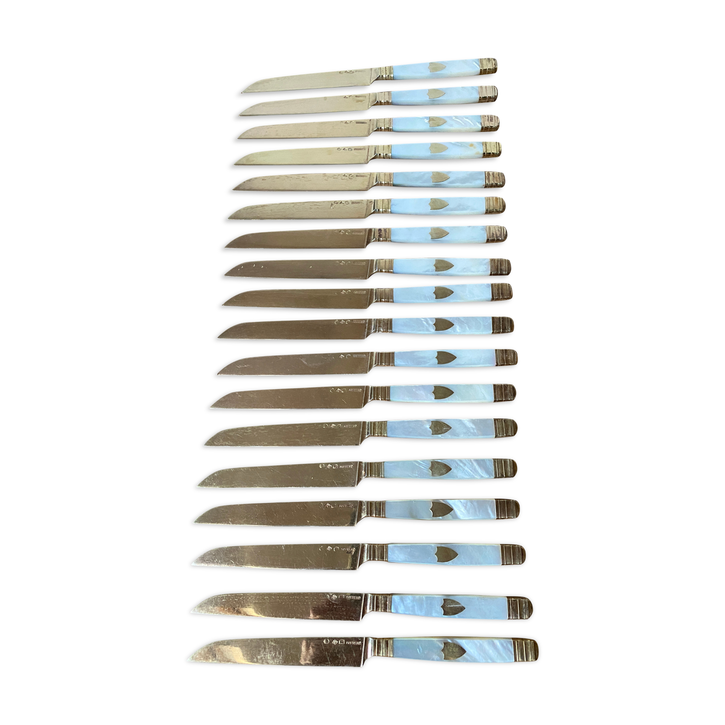 Fruit knives or vermeil entremets