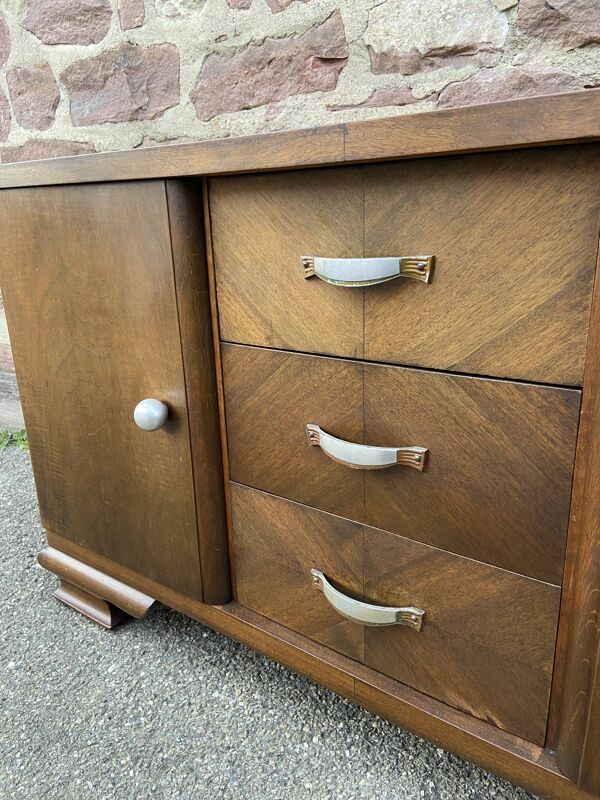 Enfilade Art deco chippendale Mid-century vintage 1950