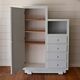 Asymmetrical cabinet