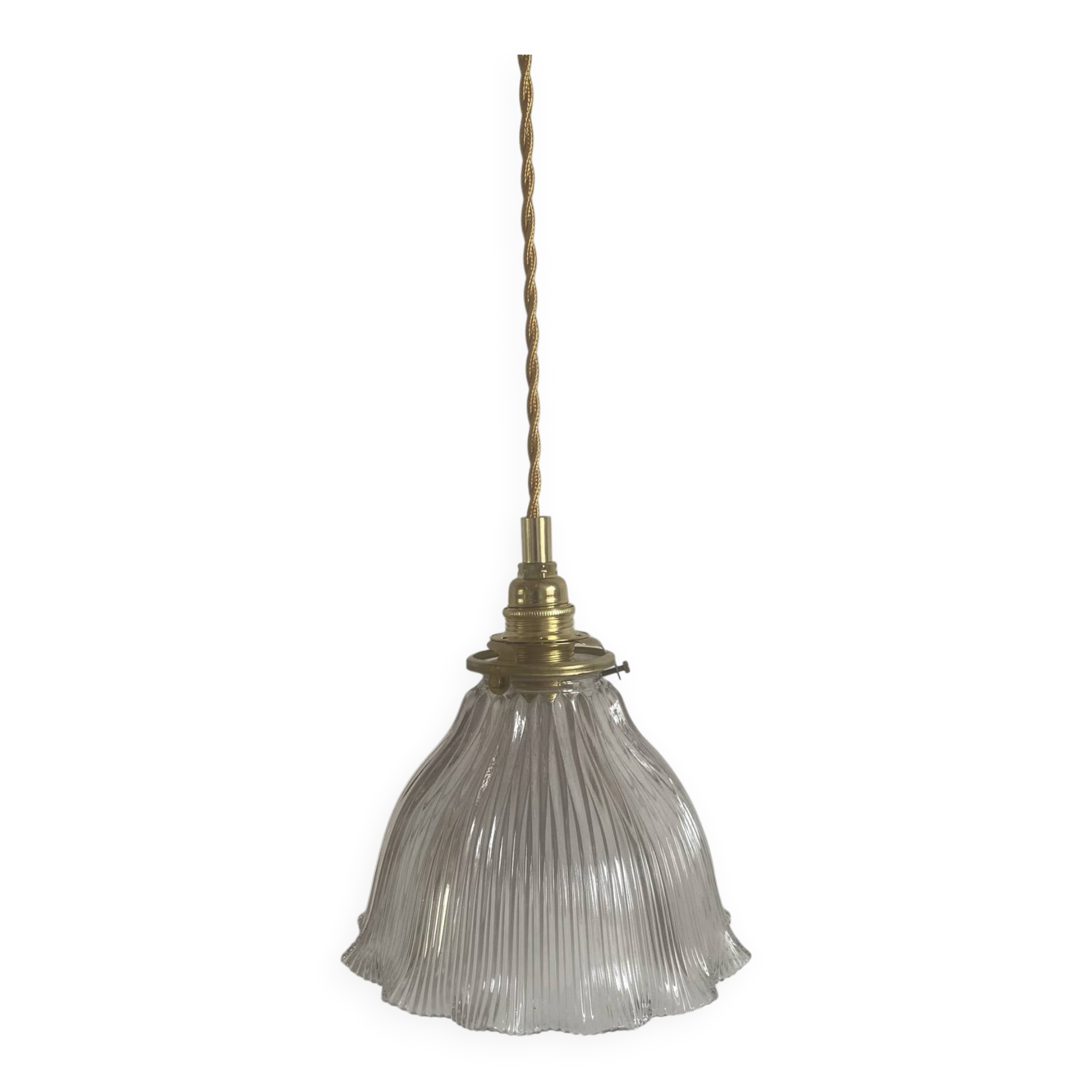 Vintage Holophane pendant light