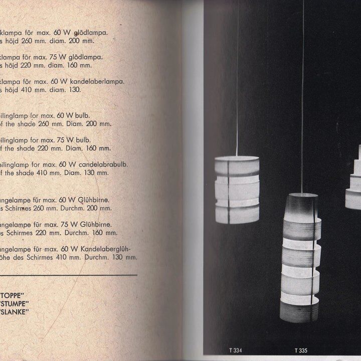 Hanging lamp Elysett T334 Hans Agne Jakobsson
