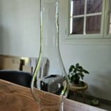 Glass chimney for oil lamp