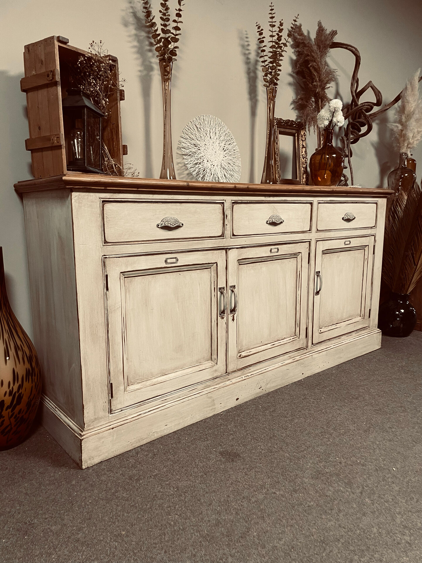 Wooden sideboard