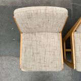 Set of German sled chairs from the mid-century, 1960s.