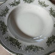 9 assiettes creuses Terre de fer Badonviller