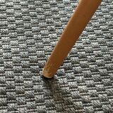 Set of 6 white Vitra chairs