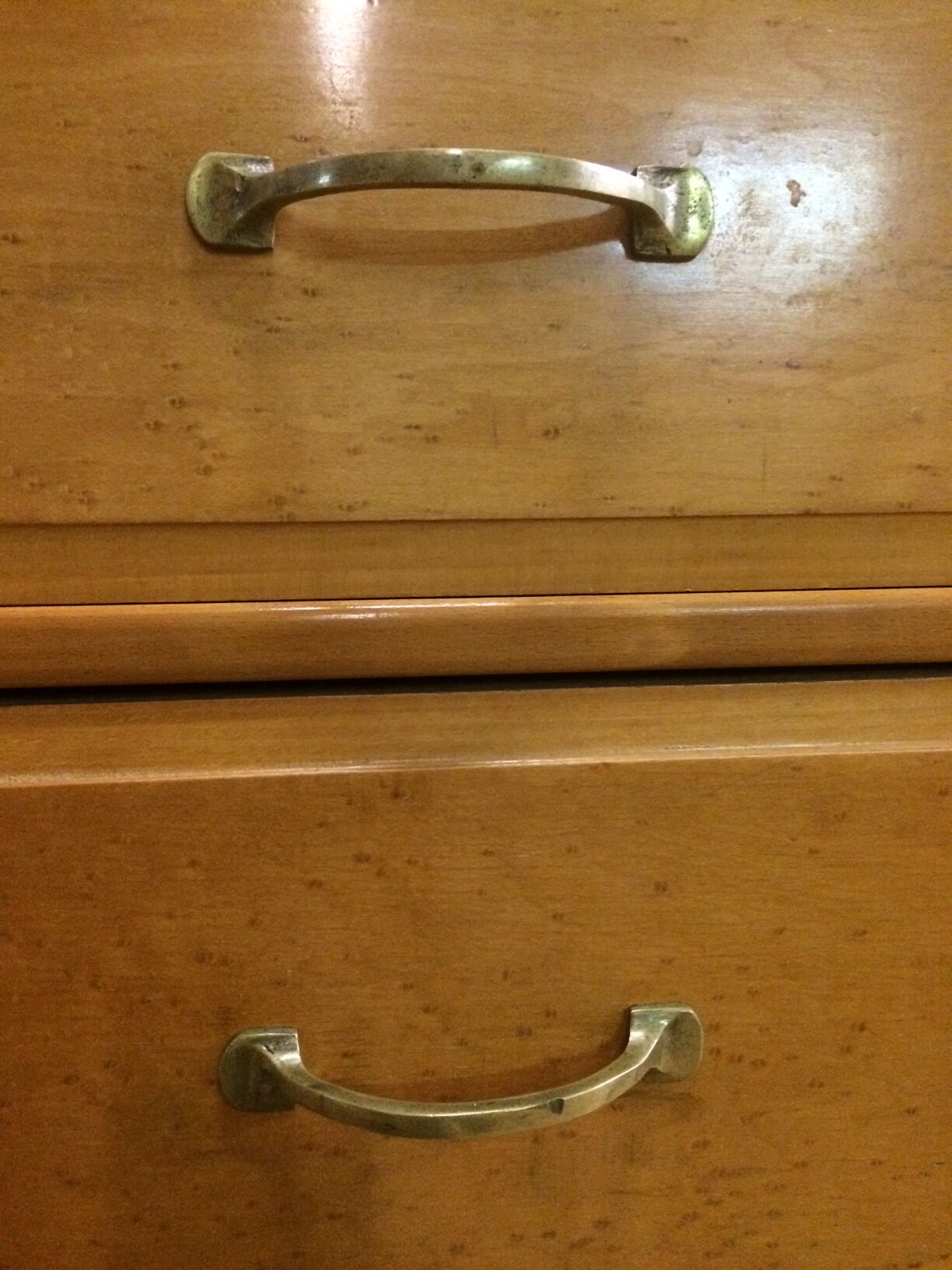 Art Deco cabinet in oak and veneer