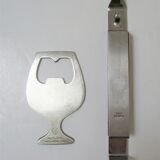 Two bottle opener rosewood steel vintage design