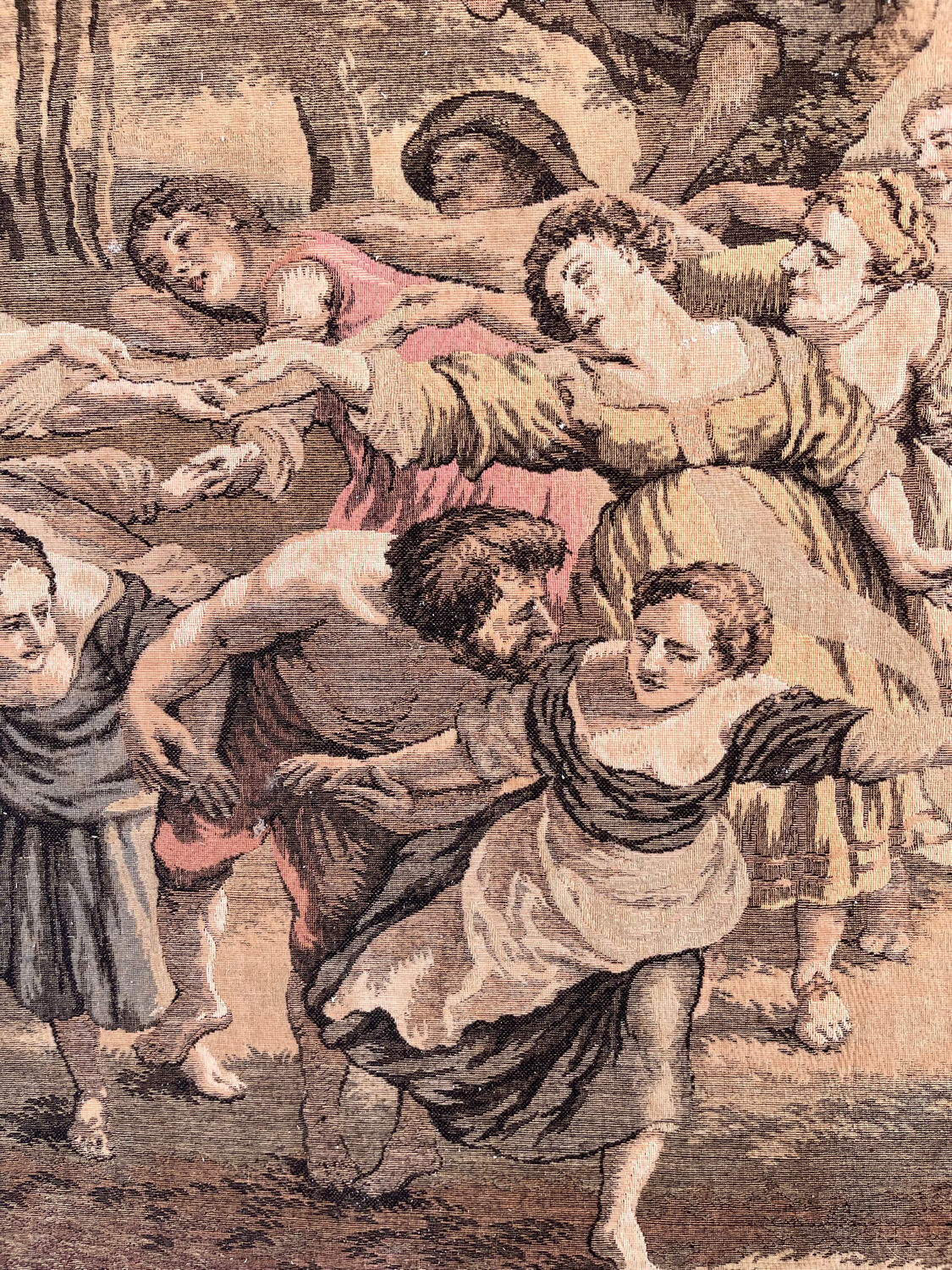 Vintage tapestry after Rubens