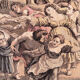 Vintage tapestry after Rubens