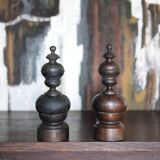 Vintage chenets, pair of chenets, fireplace accessory.