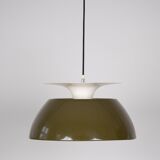 Danish vintage pendant lamp Jutlandia by Jorgen Hoj, Holmegaard, 1970s