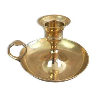 Brass candle holder "cellar rat"