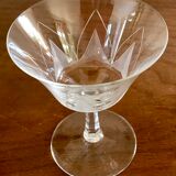 Crystal Art deco champagne cups