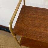Vintage magazine shelf