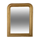 Louis Philippe overmantel fireplace mirror in gold