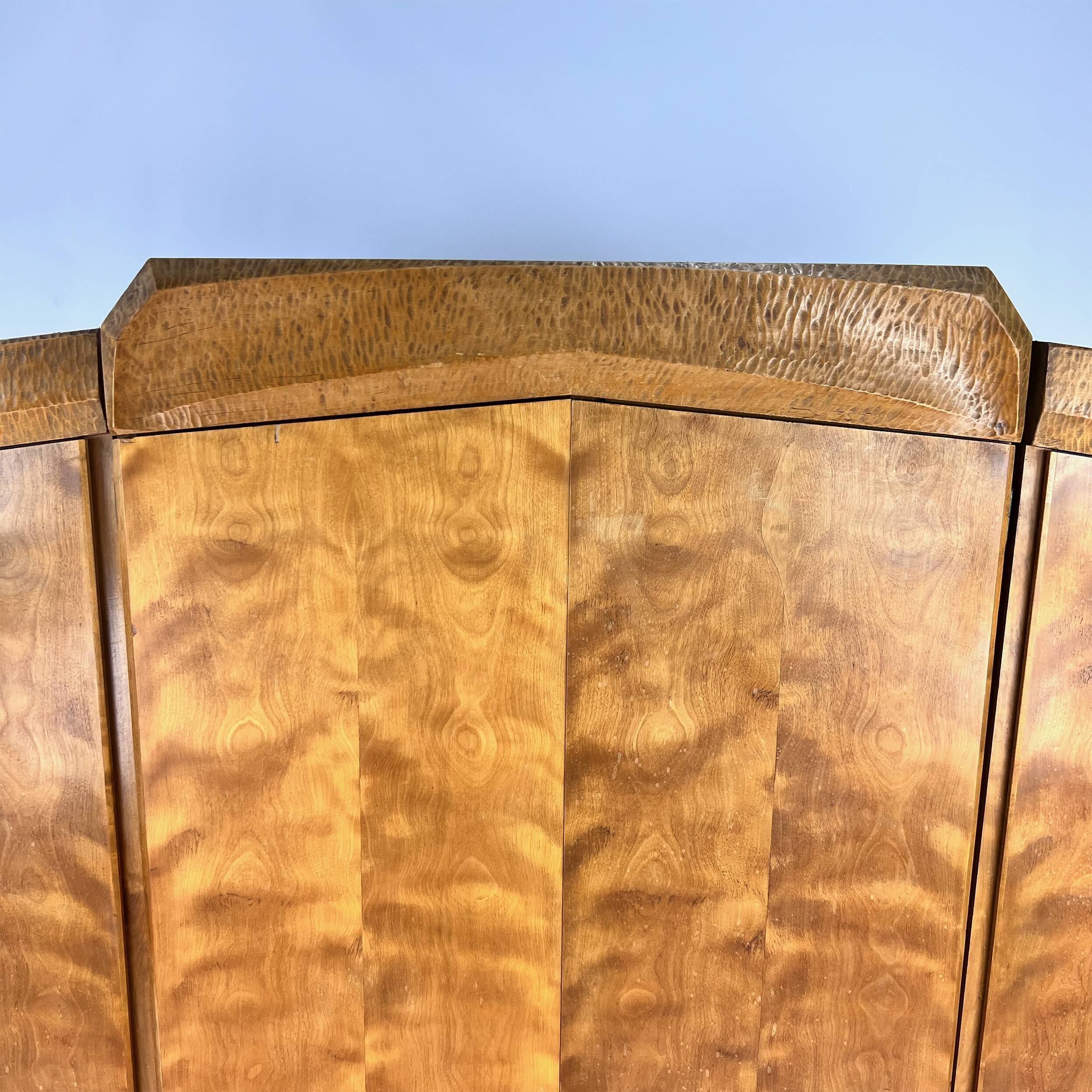 Anthroposophical Handmade Wardrobe, Netherlands, 1940s