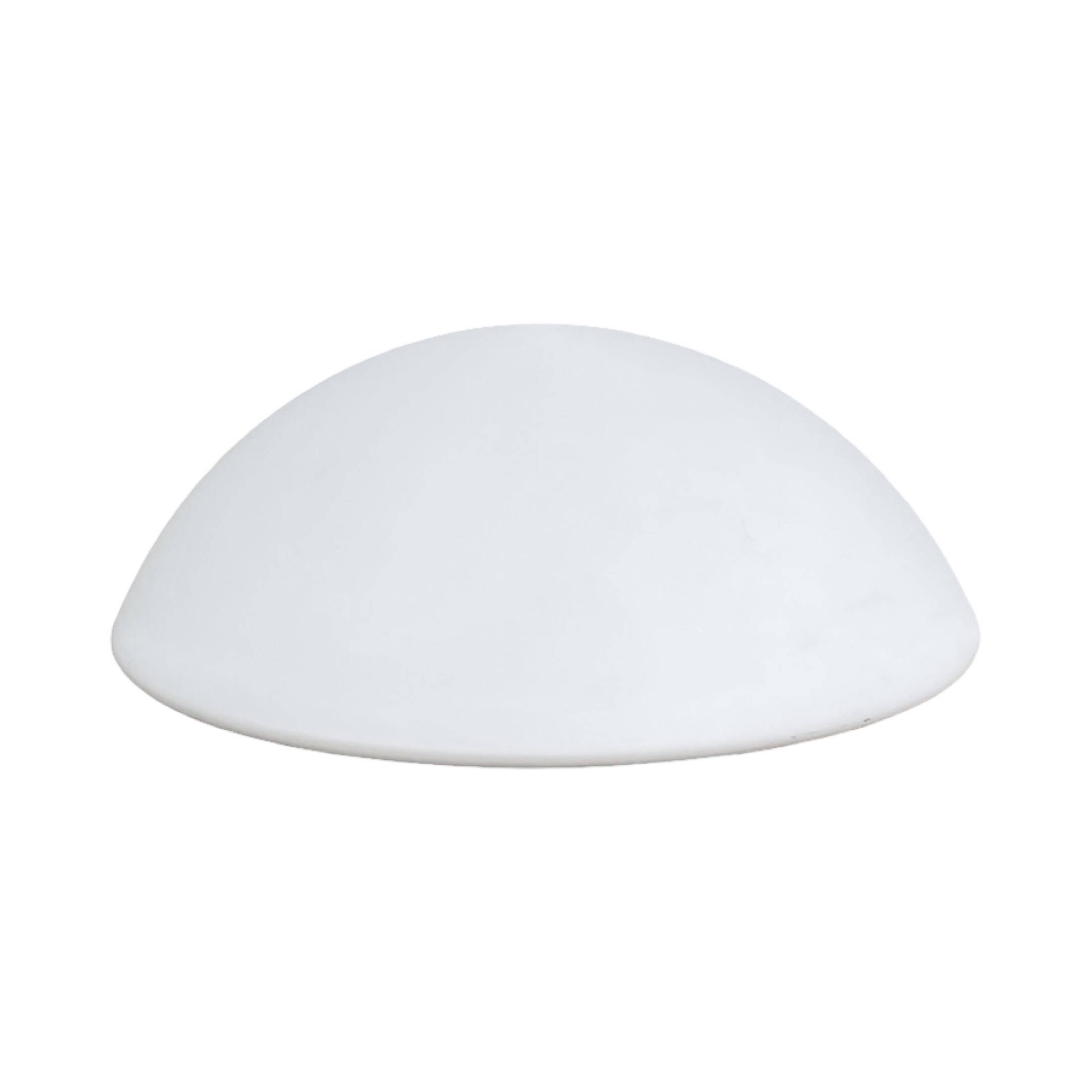 White spherical ceiling lamp HP Leuchten, Germany 1970s