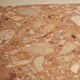 Table basse terracotta et pieds acier