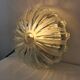 Plafonnier ou applique verre vintage 80s