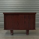 Rosewood and chrome sideboard, 60's