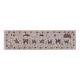 Hand knotted rug, vintage turkish rug 54x193 cm