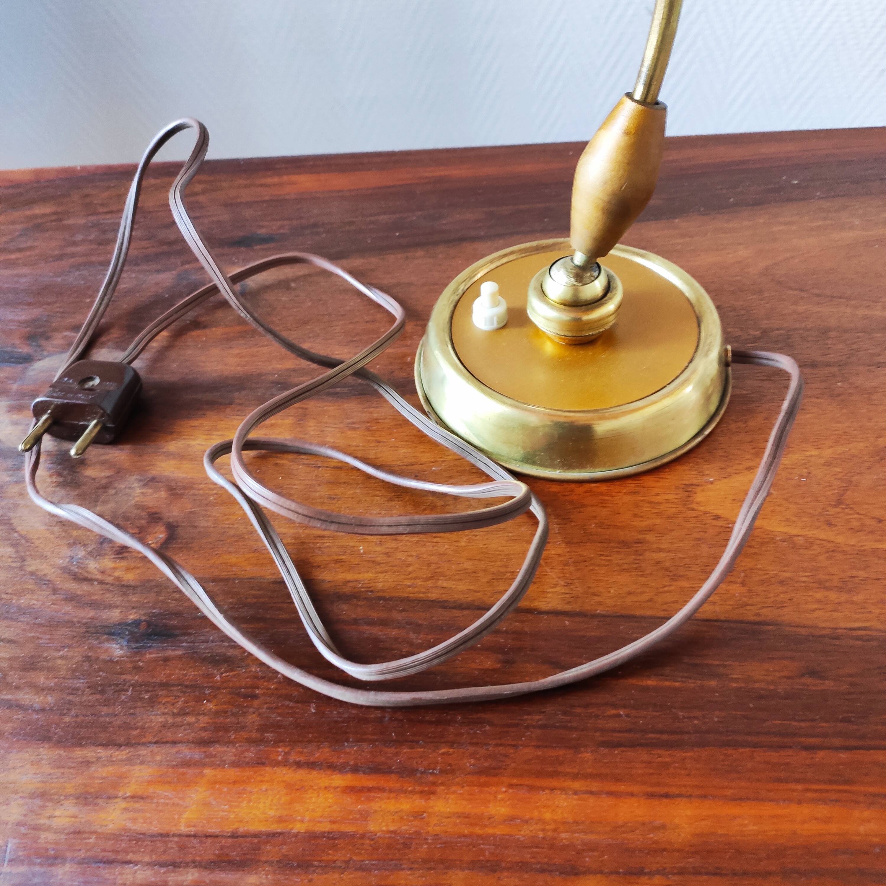 Antique Bauhaus style articulated desk lamp