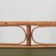 Vintage wall shelf in bamboo and rattan 70s/80s
