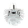 White artichoke, Ø48, designed by Poul Henningsen in 1958 and manufactured by Louis Poulsen.